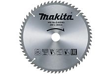Makita D-65383 диск пильный по дереву 260х30х1,8 60Т STANDART