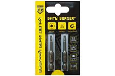 Berger BG-2412 биты магнитные Torx T10х50мм, S2, 2шт. (блистер)