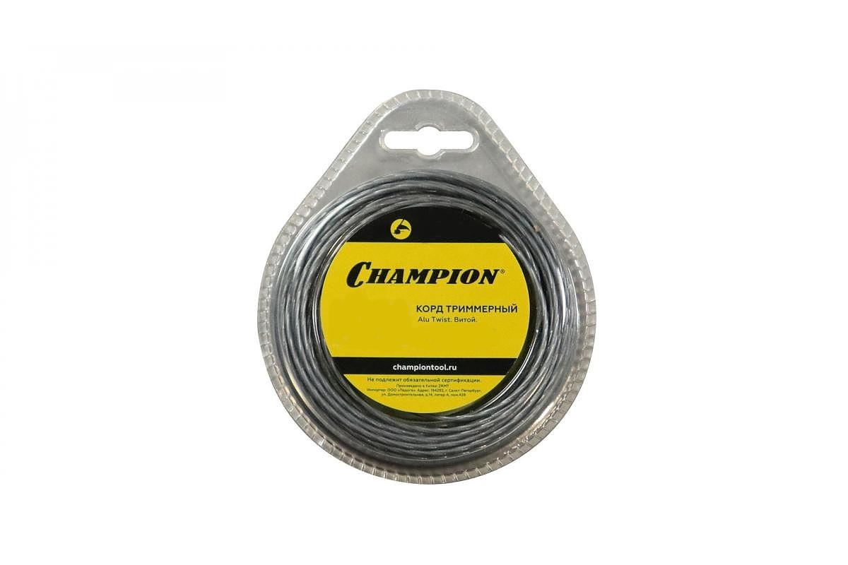 Champion C7064 корд триммерный 3,0мм х 25м (витой) Alu Twist