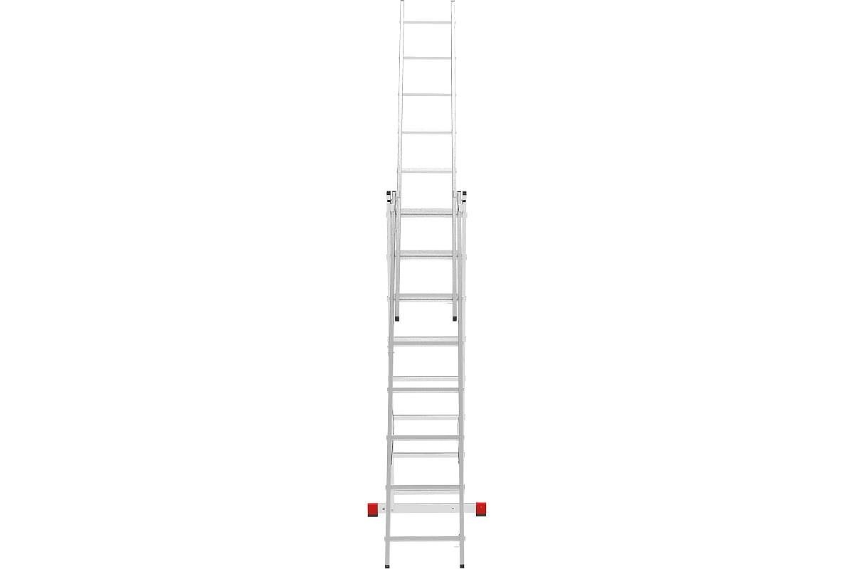 Новая высота 2230308 лестница алюминиевая 3х8