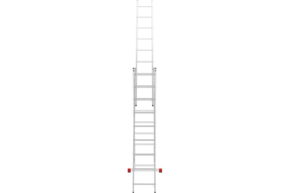 Новая высота 2230309 лестница алюминиевая 3х9