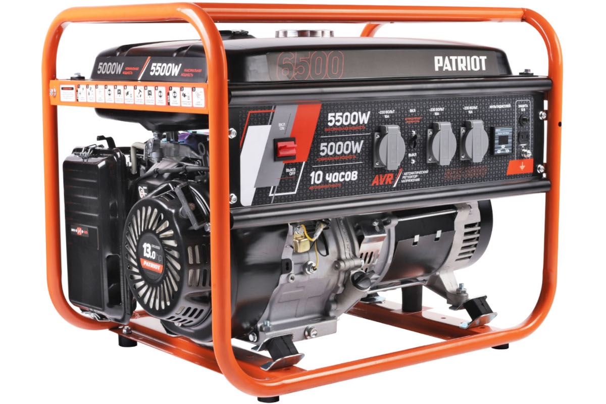 Patriot GRS 6500 бензиновый генератор 476102266