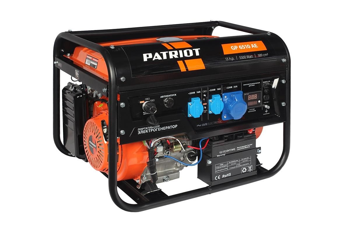 Patriot GP6510AE бензиновый генератор 474101580