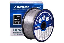 Aurora 39777 проволока сварочная порошковая 0,8мм 1кг, E71T-GS