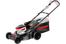 Crown CT29019HX-4 газонокосилка аккумуляторная BL-motor 40V (2х20V), 46см