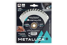 Metallica 900307 диск алмазный турбо-волна 125x22,2 Optima