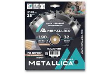 Metallica 902707 диск пильный 190x30/20/16 Optima