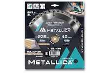 Metallica 902837 диск пильный 235x30 Optima