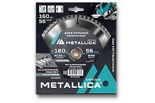 Metallica 903285 диск пильный 160x20/16 по алюминию, пластику Optima