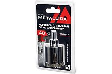 Metallica 901847 коронка алмазная 40мм в сборе для дрели Ultra