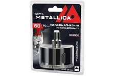 Metallica 901908 коронка алмазная 68мм в сборе для дрели Ultra