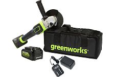 Greenworks GD24 AGK4 УШМ аккумуляторная 3200207UB