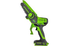 Greenworks 2008707UB мини пила цепная аккумуляторная GD24CSMNX