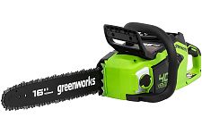 Greenworks 2005807UH пила цепная аккумуляторная GD40CS18