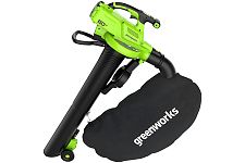 Greenworks 2409307 воздуходувка-пылесос аккумуляторная GD60BVII
