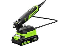 Greenworks 3200807CUA гравёр аккумуляторный + оснастка 52 предмета