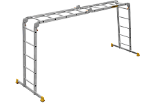 Алюмет Т455 лестница-трансформер 4х5