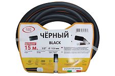 GLQ BLACK/ЧЁРНЫЙ B1/2" 15m шланг армированный 3-х слойный с внешним покрытием из мягкой резины