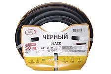 GLQ BLACK/ЧЁРНЫЙ B1/2" 50m шланг армированный 3-х слойный с внешним покрытием из мягкой резины