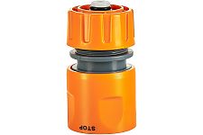GLQ GL 7011 коннектор для шланга 1/2" (13мм) быстросъемный с аквастопом
