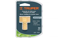 Truper 12702 коннектор для шланга латунный 1/2''