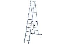 Новая высота 1220211 лестница алюминиевая 2х11