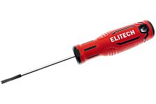 Elitech 211101 отвертка SL3 х 75мм