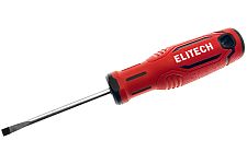 Elitech 211102 отвертка SL5 х 75мм