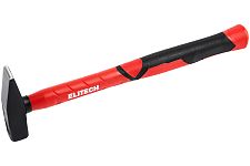 Elitech 610102 молоток слесарный 200гр. с фиберглассовой рукояткой