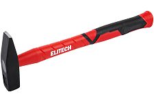 Elitech 610103 молоток слесарный 300гр. с фиберглассовой рукояткой