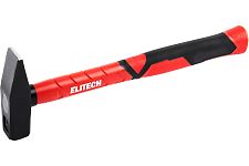 Elitech 610104 молоток слесарный 500гр. с фиберглассовой рукояткой