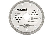 Makita B-28042 диск алмазный сплошной Turbo 115х22,2