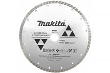 Makita D-41707 диск алмазный сплошной Turbo 115х22,2 "Эконом"