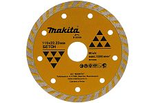 Makita B-28008 диск алмазный сплошной Turbo 115х22,2