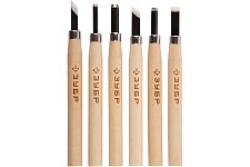 Зубр 18375-H6 набор фигурных резцов по дереву 6 предметов Профессионал