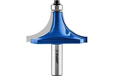 Зубр 28701-63.5 фреза кромочная калевочная (D=63,5мм, l=32мм, S=12, радиус 25,4мм) Профессионал