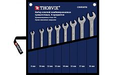 Thorvik CRWS8TB набор ключей трещоточных 8 предметов, 8-19мм 53471