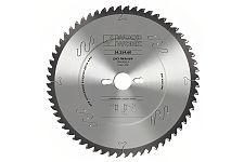 Woodwork 34.254.60 диск пильный для торцовочных станков 254х30х2,4/1,8мм А=-5гр. АТВ, Z=60