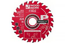 Woodwork 27.085.24 диск пильный по дереву, фанере 85х15х1,1/0,8мм А=15гр. АТВ + Shear Z=24