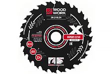 Woodwork 29.210.24 диск пильный по дереву 210х30х2,4/1,6мм Z=24