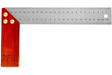 Woodwork PTR-250 угольник столярный 250мм с деревянной базой