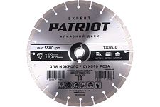 Patriot 811010006 диск алмазный 350х25,4/20 EXPERT сегментный универсальный